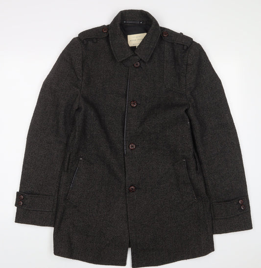 Womens UK Size M River Island Grey Military Jacket