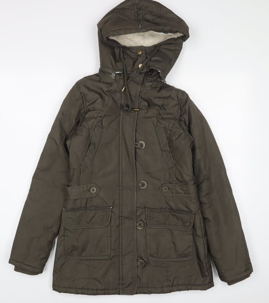 Womens UK Size 10 Brave Soul Green Jacket