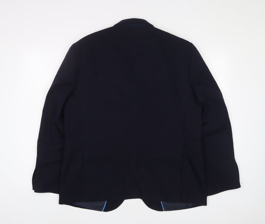 Mens UK Size 44 Marks and Spencer Regular Blue Suit Jacket