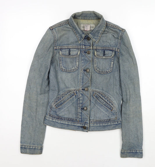 Womens UK Size 8 Warehouse Blue Jacket