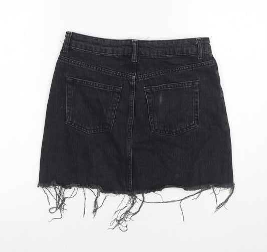 Womens UK Size 8 Topshop A-Line Denim Skirt