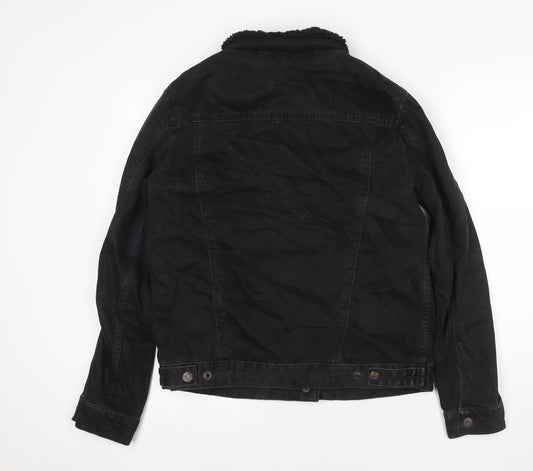 Womens UK Size 12 Topshop Black Jacket