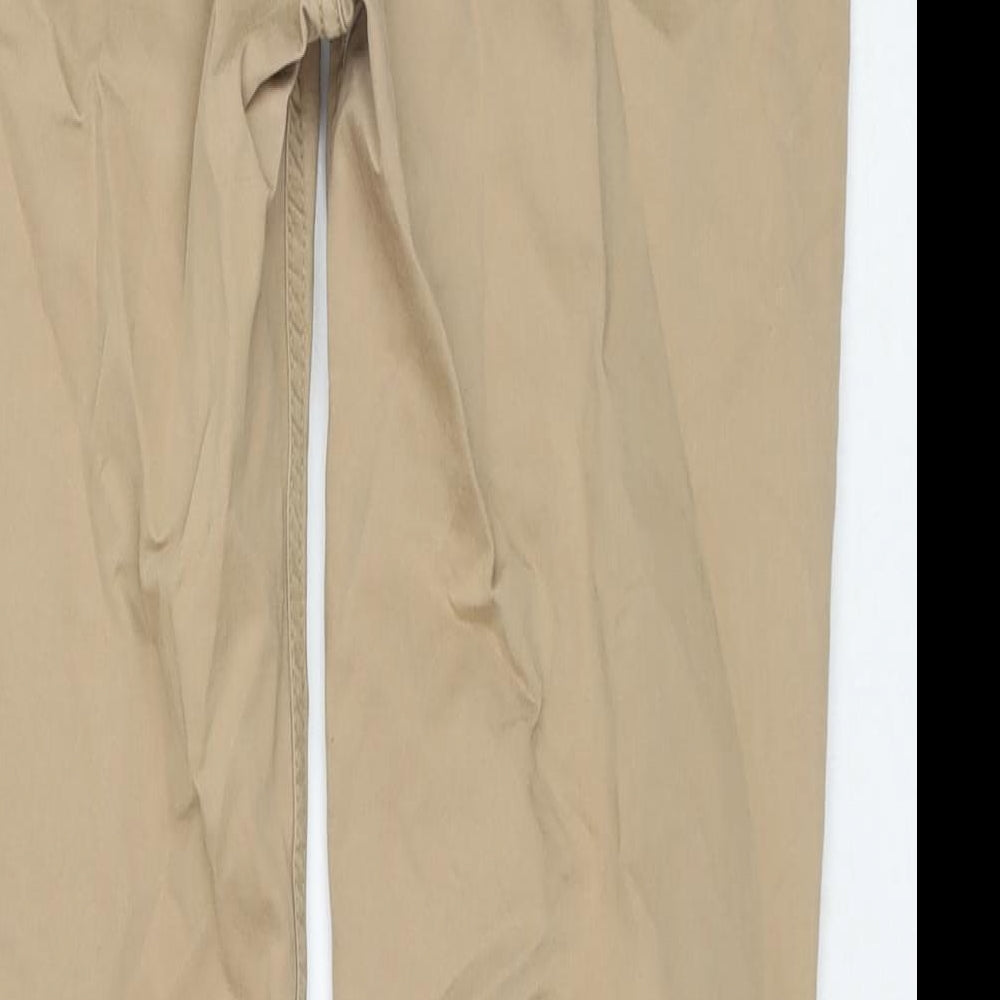 Womens UK Size 8 Tommy Hilfiger Regular Fit Straight Brown Jeans