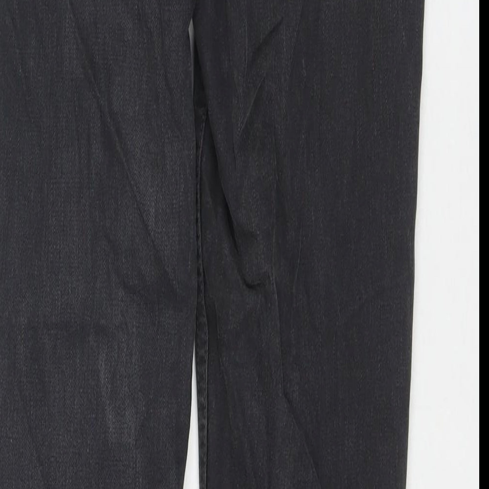 Boohoo Mens Black Cotton Skinny Jeans Size 28 in L29 in Regular Zip