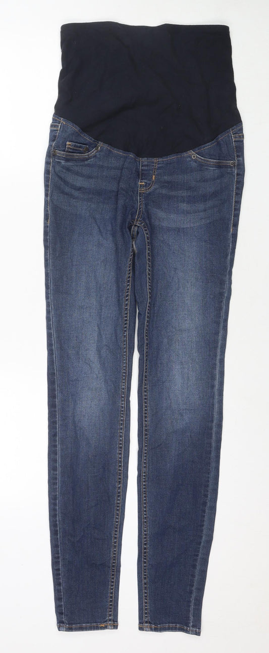Womens UK Size 8 Divided by H&M Regular Fit Skinny Blue Jeans