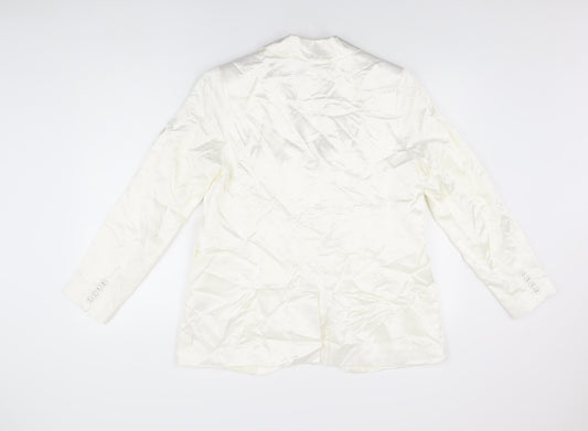 Womens UK Size 14 Marks and Spencer Ivory Jacket