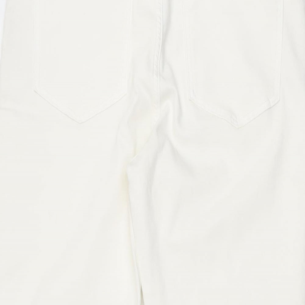 Womens UK Size 12 Marks and Spencer Regular Fit Skinny White Jeans