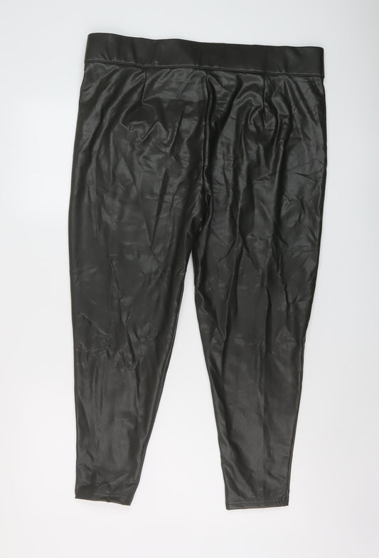 Womens UK Size 20 Marks and Spencer Regular Fit Jegging Green Trousers