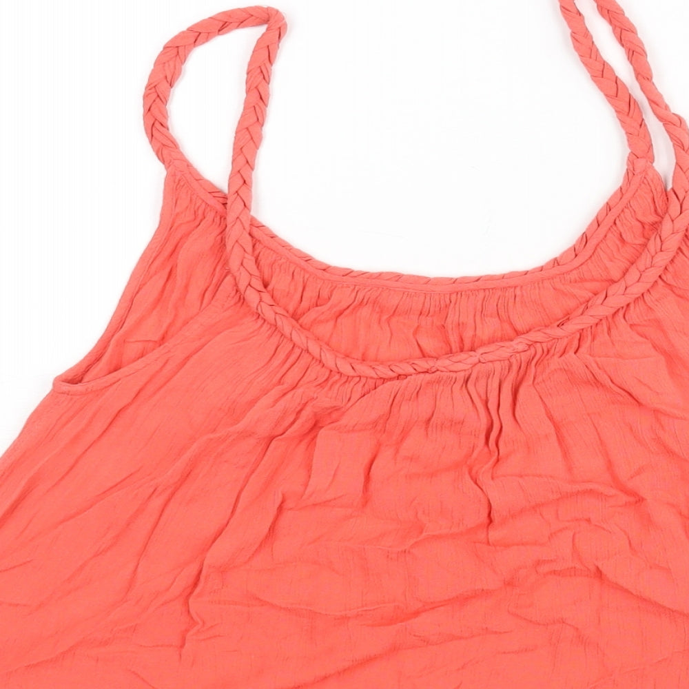 Womens UK Size 8 Topshop Pink Camisole Blouse