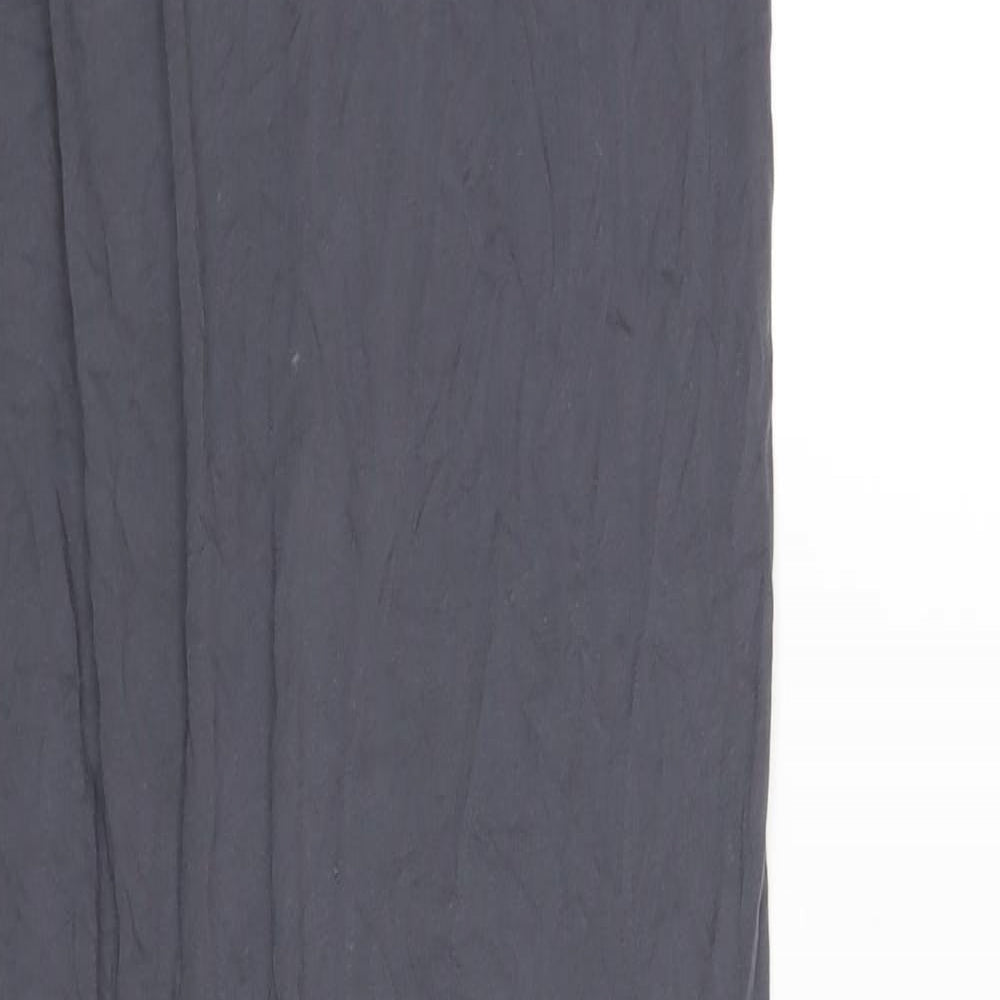 Oasis Womens Green Viscose Maxi Size S Scoop Neck Pullover