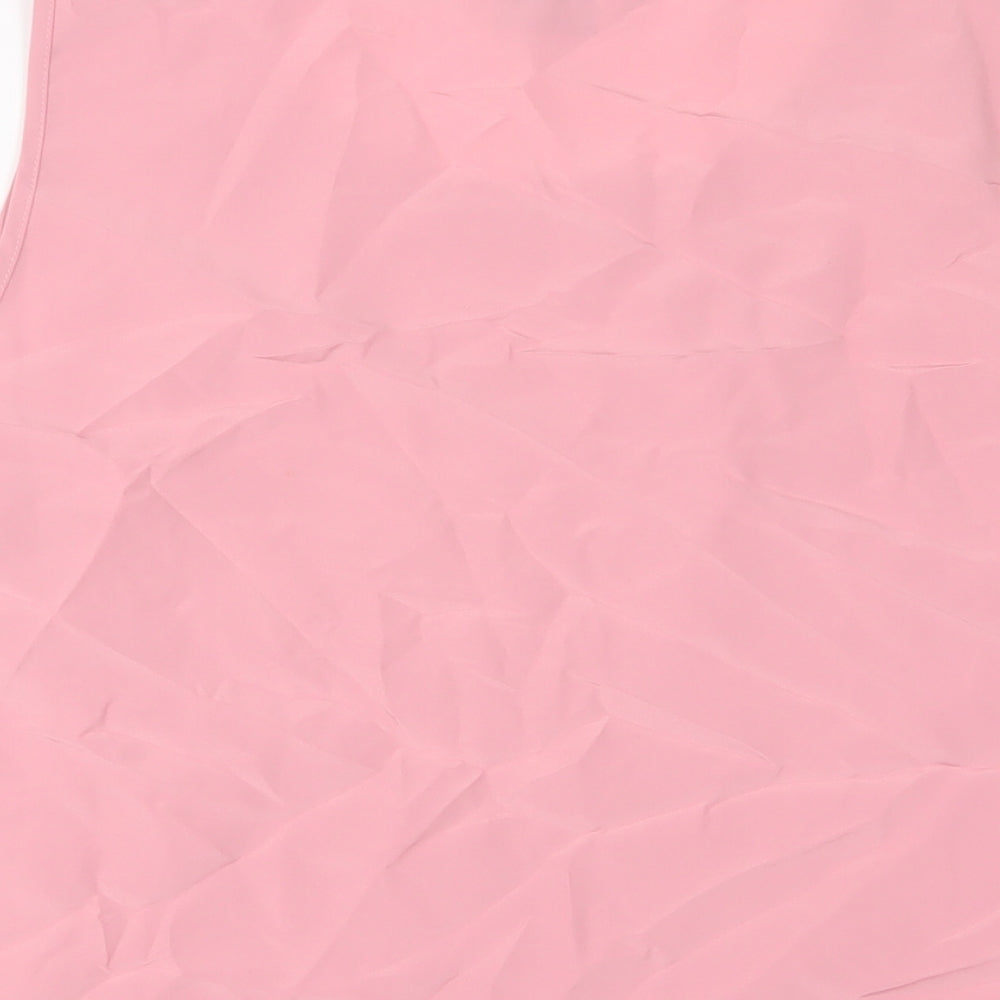 Womens UK Size 18 Kaleidoscope Pink Basic Tank