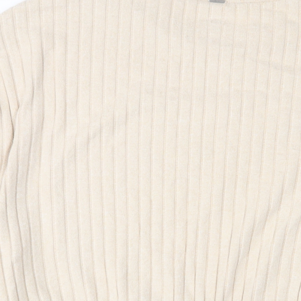 Womens UK Size XL Gilly Hicks Beige Pullover Sweatshirt
