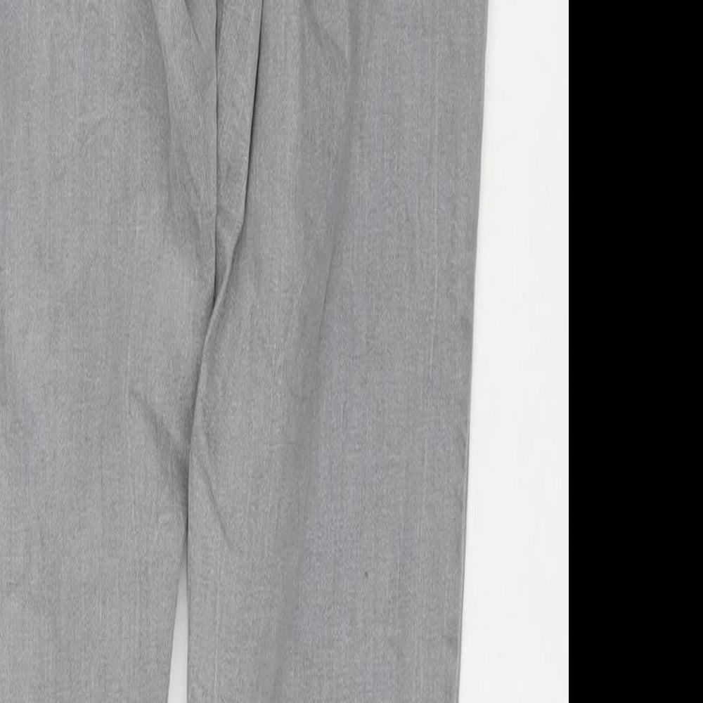 Denim & Co. Womens Grey Cotton Skinny Jeans Size 8 L27 in Regular Zip