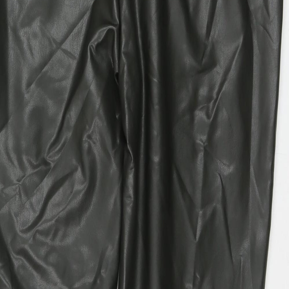 Womens UK Size 20 Marks and Spencer Regular Fit Pedal Pusher Black Trousers