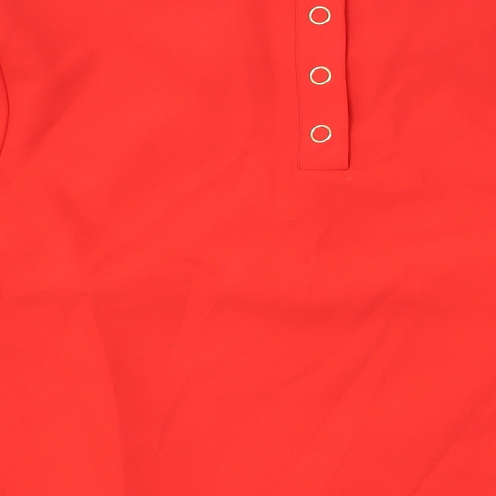 Womens UK Size 14 Phase Eight Red Basic Blouse