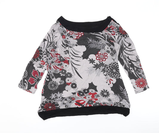 Womens UK Size M CMD Grey Basic Blouse