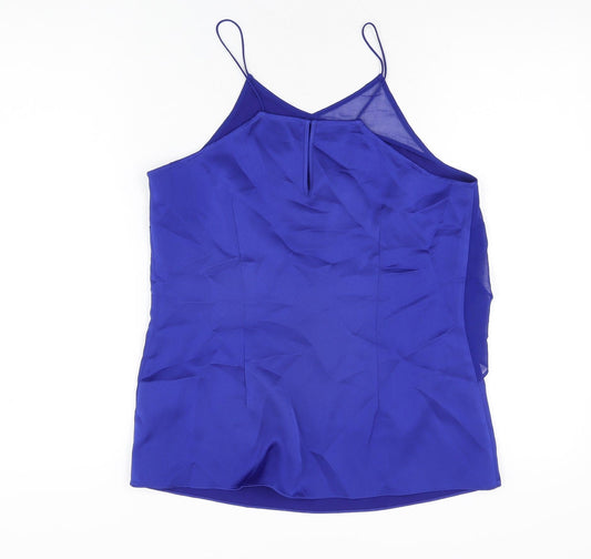 Womens UK Size 10 Coast Blue Camisole T-Shirt