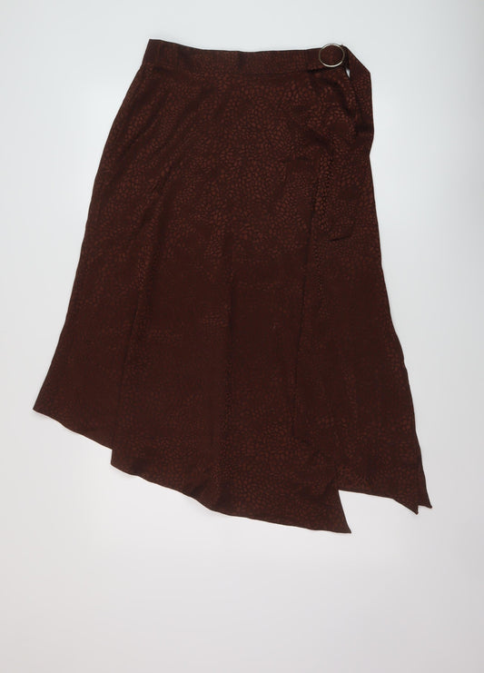 Womens UK Size 10 Miss Selfridge A-Line Satin Skirt
