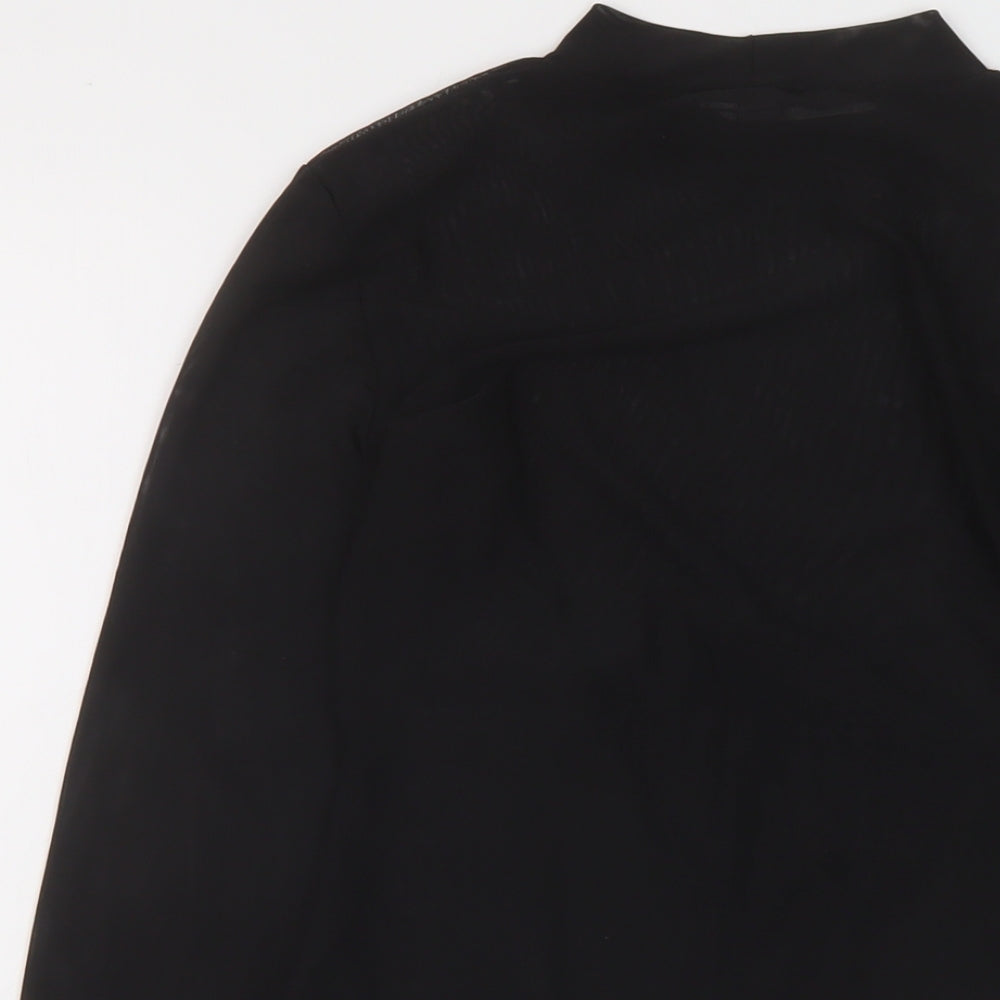 Womens UK Size 8 ASOS One-Piece Black Bodysuit