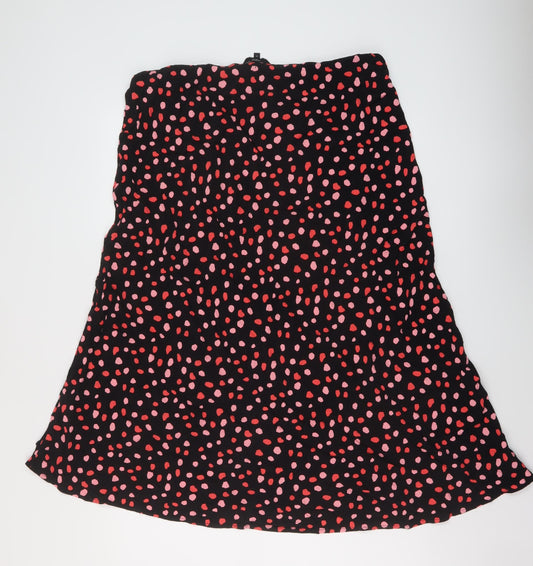 NEXT Womens Multicoloured Geometric Viscose A-Line Skirt Size 18