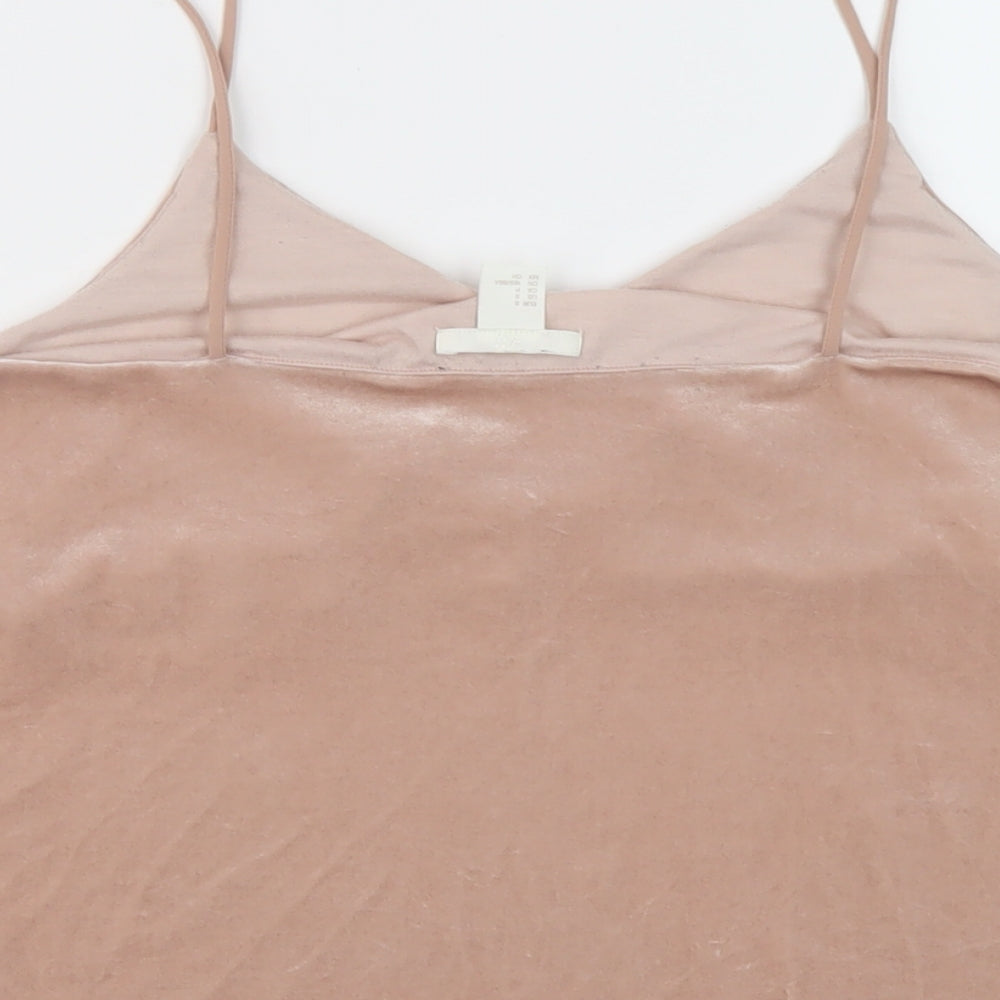 Womens UK Size S H&M Pink Camisole Tank