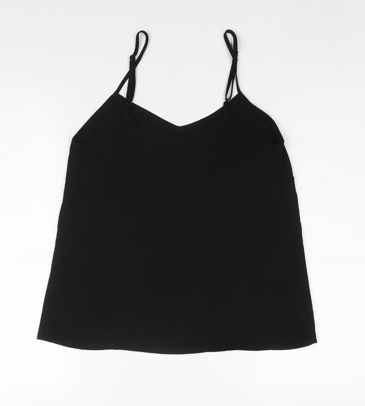 Womens UK Size 8 Marks and Spencer Black Camisole Blouse
