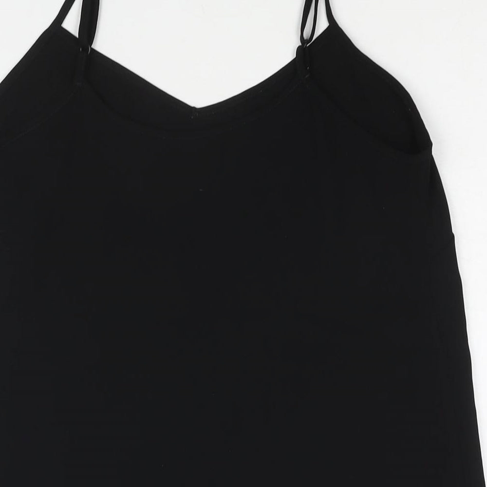 Womens UK Size 8 Marks and Spencer Black Camisole Blouse