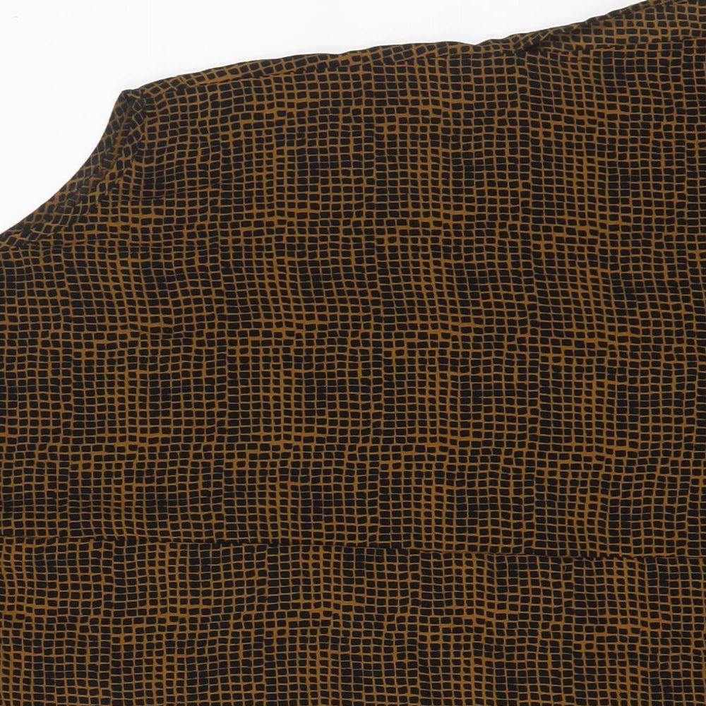 Womens UK Size 16 Topshop Brown Tunic Tank