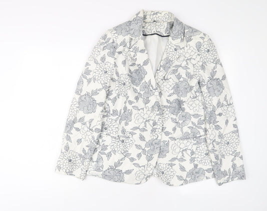 Womens UK Size 12 Classic White Jacket