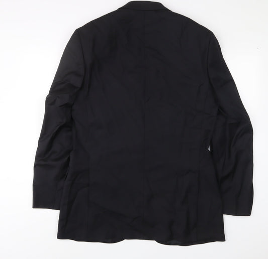 Mens UK Size 40 Marks and Spencer Regular Black Suit Jacket