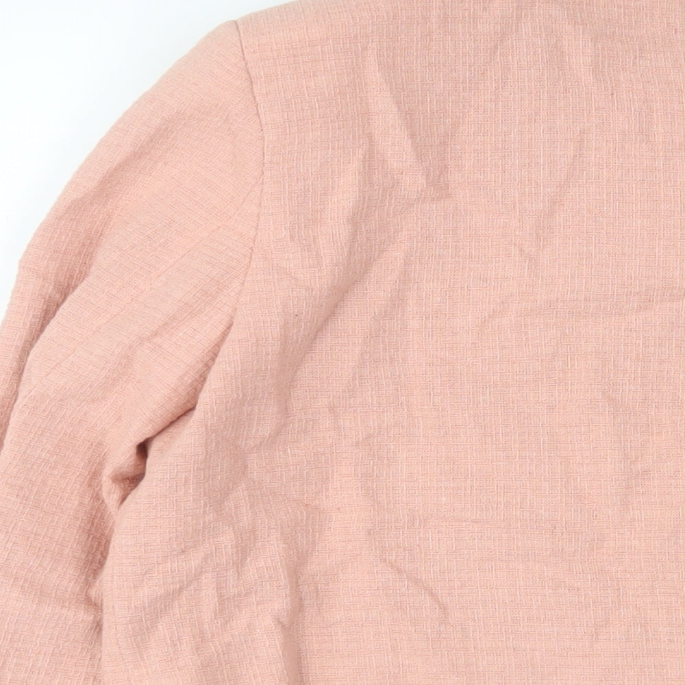 Womens UK Size L Zara Pink Jacket