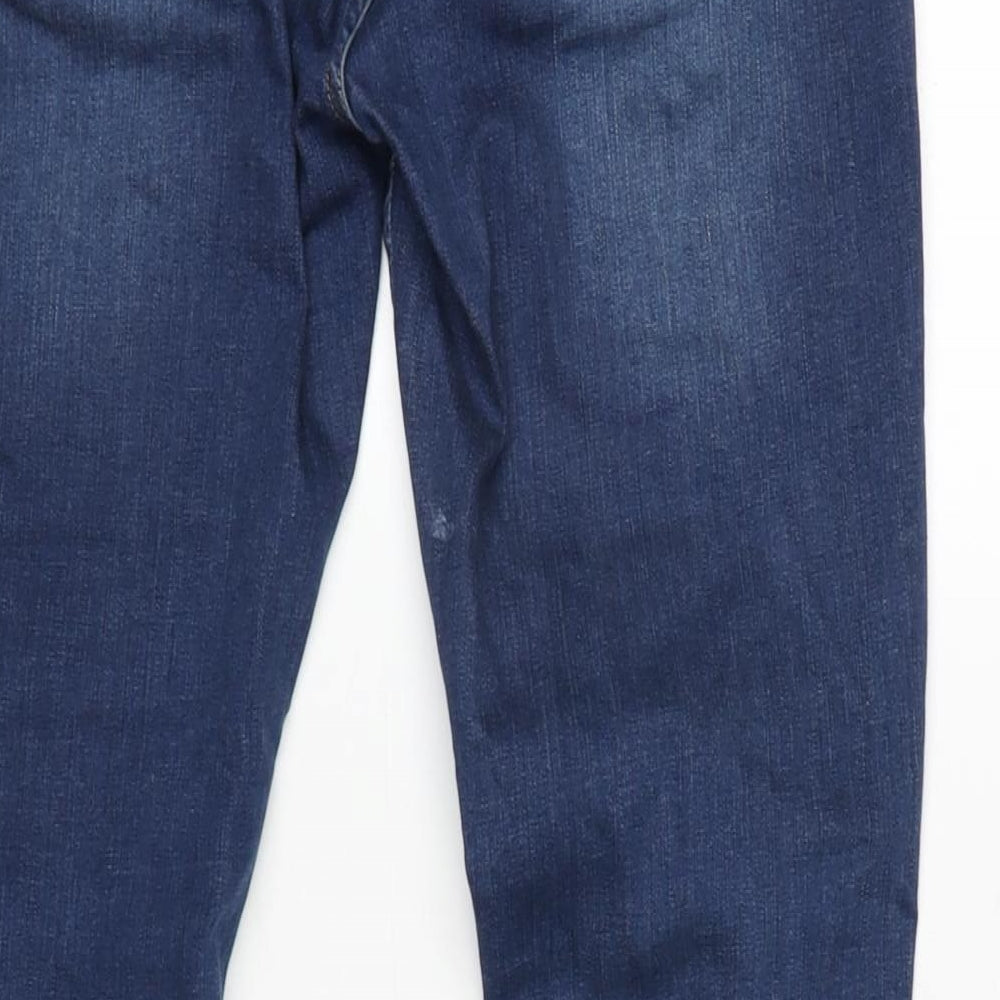 Seraphine Womens Blue Cotton Blend Jegging Jeans Size 8 L29 in Regular