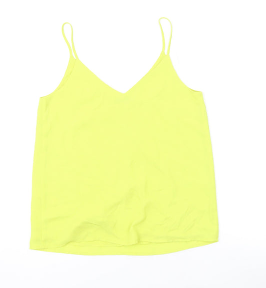 Womens UK Size 10 Oasis Yellow Camisole Tank