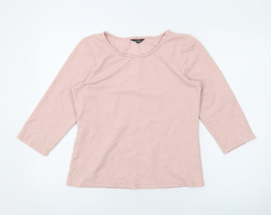 Womens UK Size 12 BHS Pink Basic Blouse