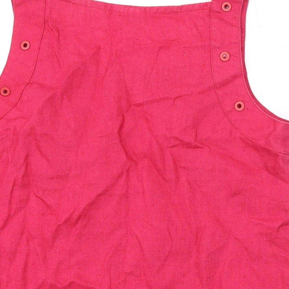 Womens UK Size 12 Roman Pink Basic Tank