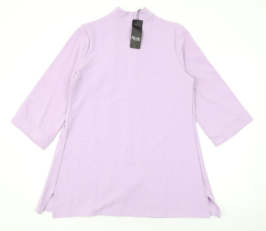 Womens UK Size M Nicole Purple Cardigan Jumper