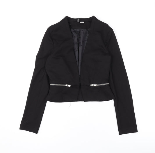 Womens UK Size 8 Divided by H&M Black Jacket