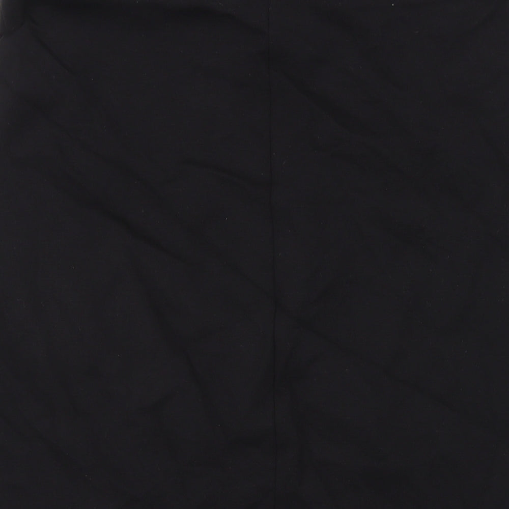 Brand and care label for Principles women’s black viscose straight & pencil skirt, size UK 10