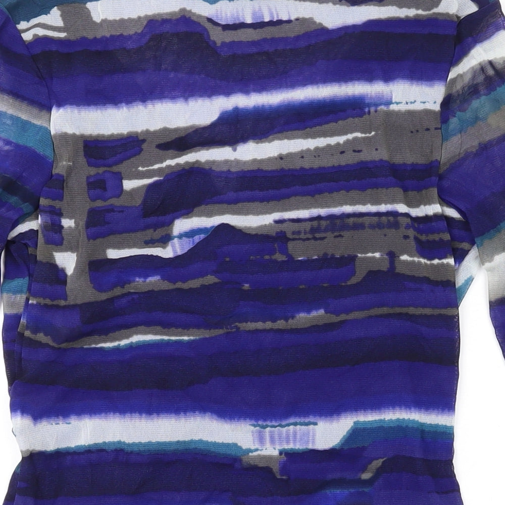 Womens UK Size 12 Coast Blue Basic Blouse