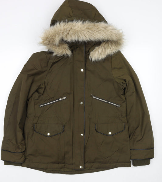 Womens UK Size M Zara Green Jacket