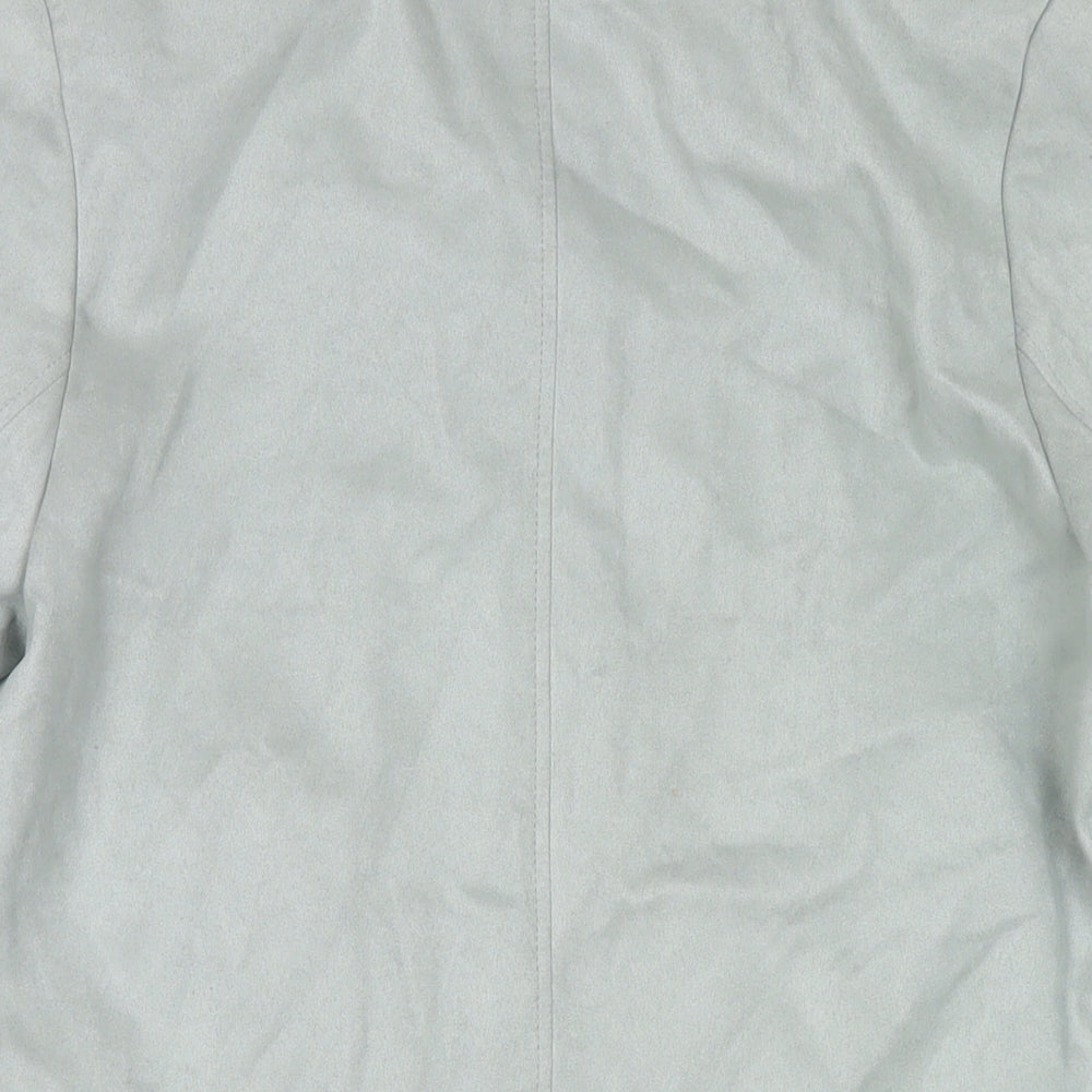 Womens UK Size 10 Marks and Spencer Blue Overcoat