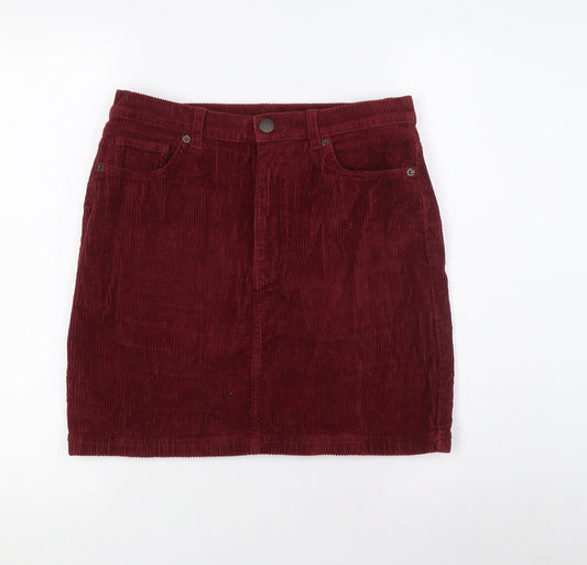 Womens UK Size 10 Monki Bandage Corduroy Skirt