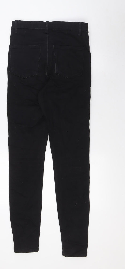 Denim Co Womens Black Cotton Skinny Jeans Size 10 L30 in Regular Zip