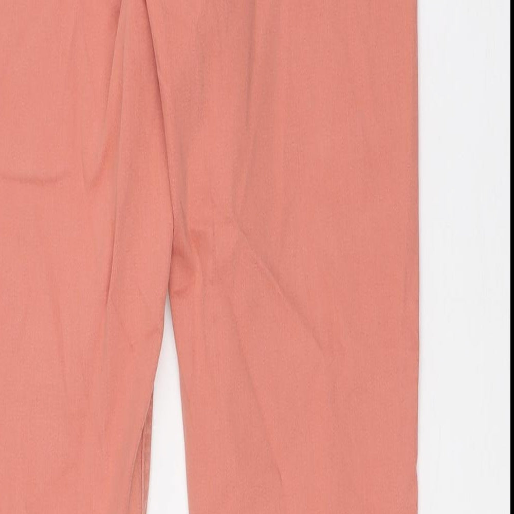 Womens UK Size 10 Marks and Spencer Regular Fit Skinny Orange Jeans