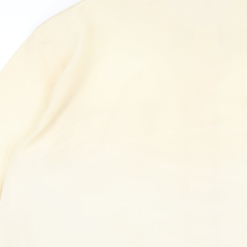 Womens UK Size 10 Artigiano Beige Basic Button-Up