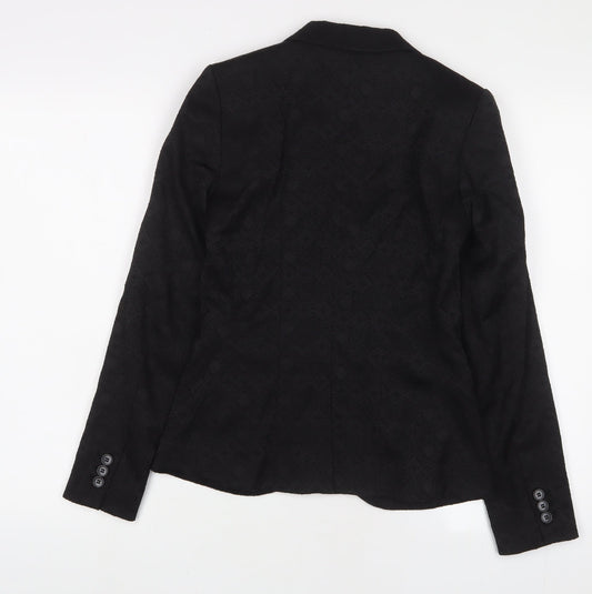 Womens UK Size 6 H&M Black Jacket