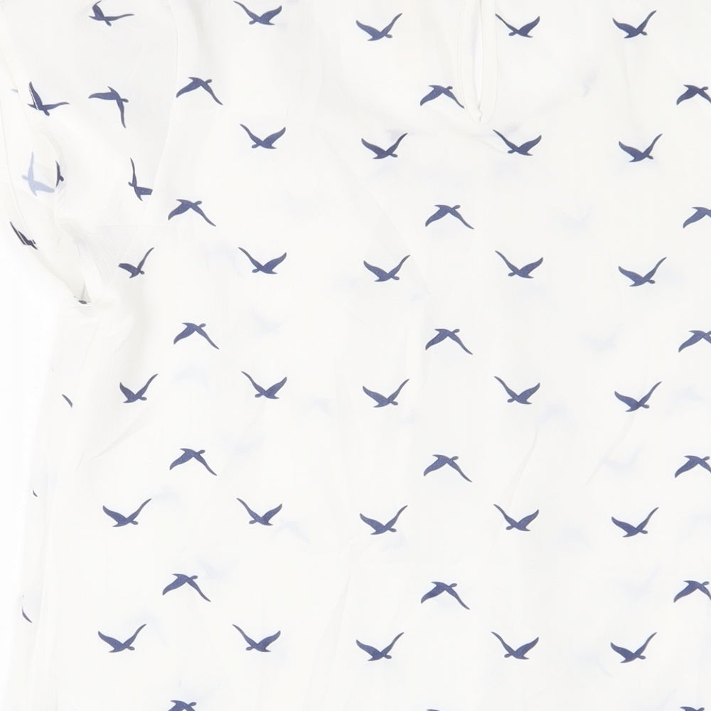Womens UK Size 8 Stella White Basic T-Shirt