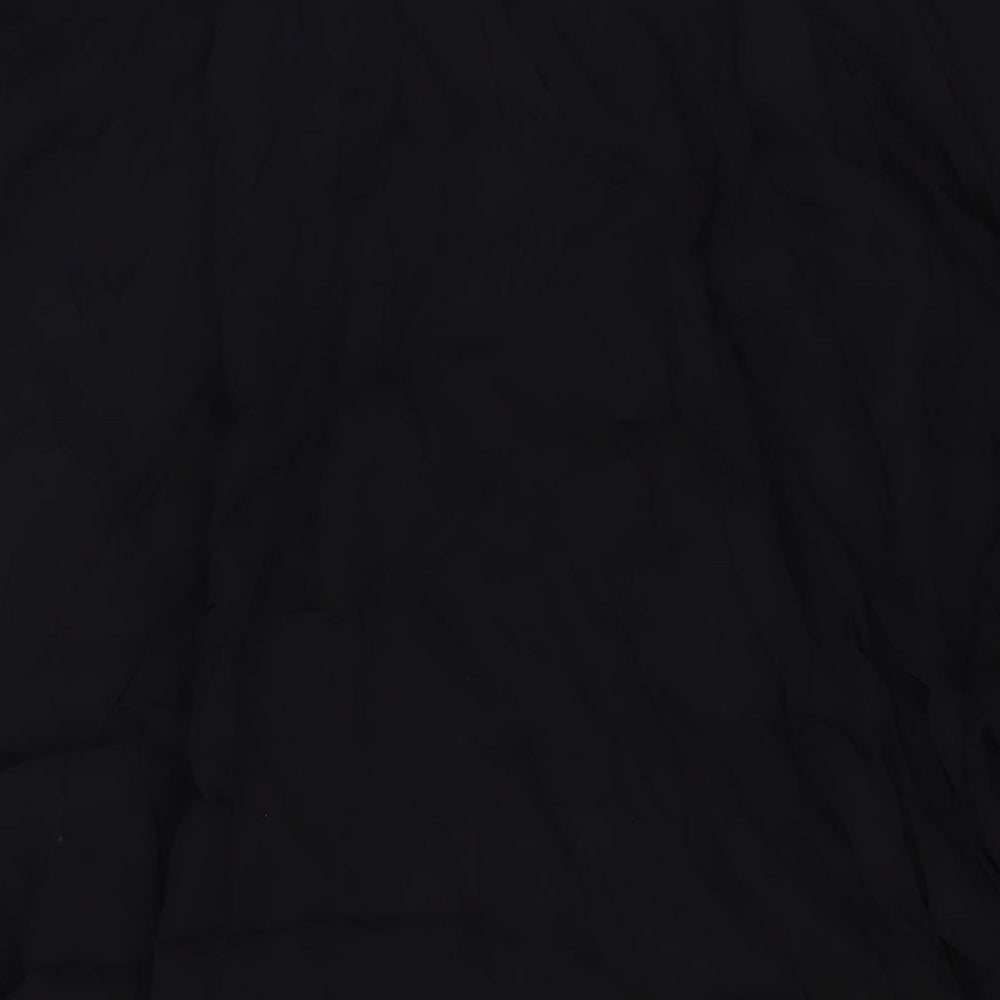 John Lewis Womens Black Viscose Sheath Size 20 V-Neck Pullover - Keyhole neck