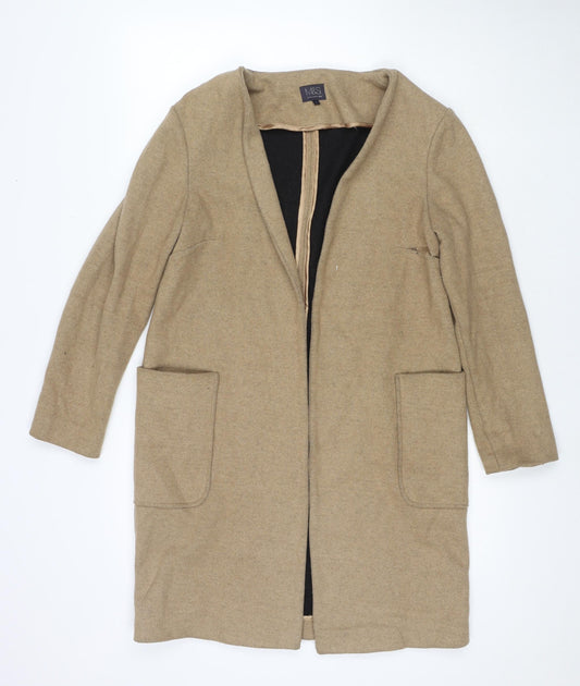 Womens UK Size S Marks and Spencer Beige Overcoat