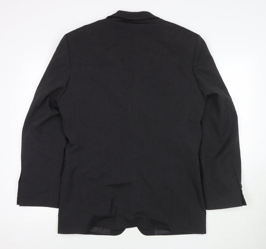Mens UK Size 38 Burton Regular Black Suit Jacket